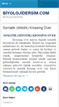 Mobile Screenshot of biyolojidersim.com